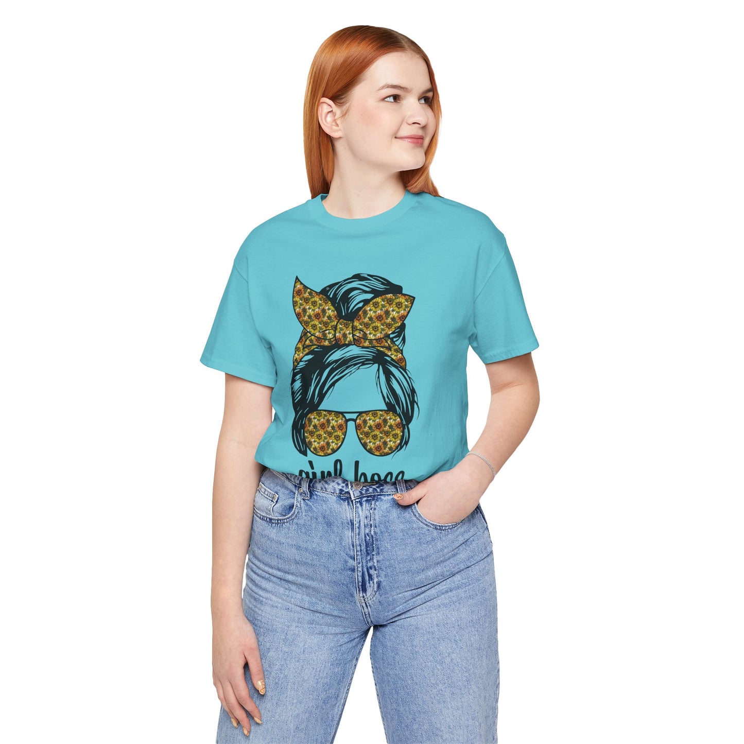 Stylish Girl Boss Tee: Empowerment Shirt for Women, Casual Outfit, Trendy Gift, Birthday Apparel, Motivational Fashion