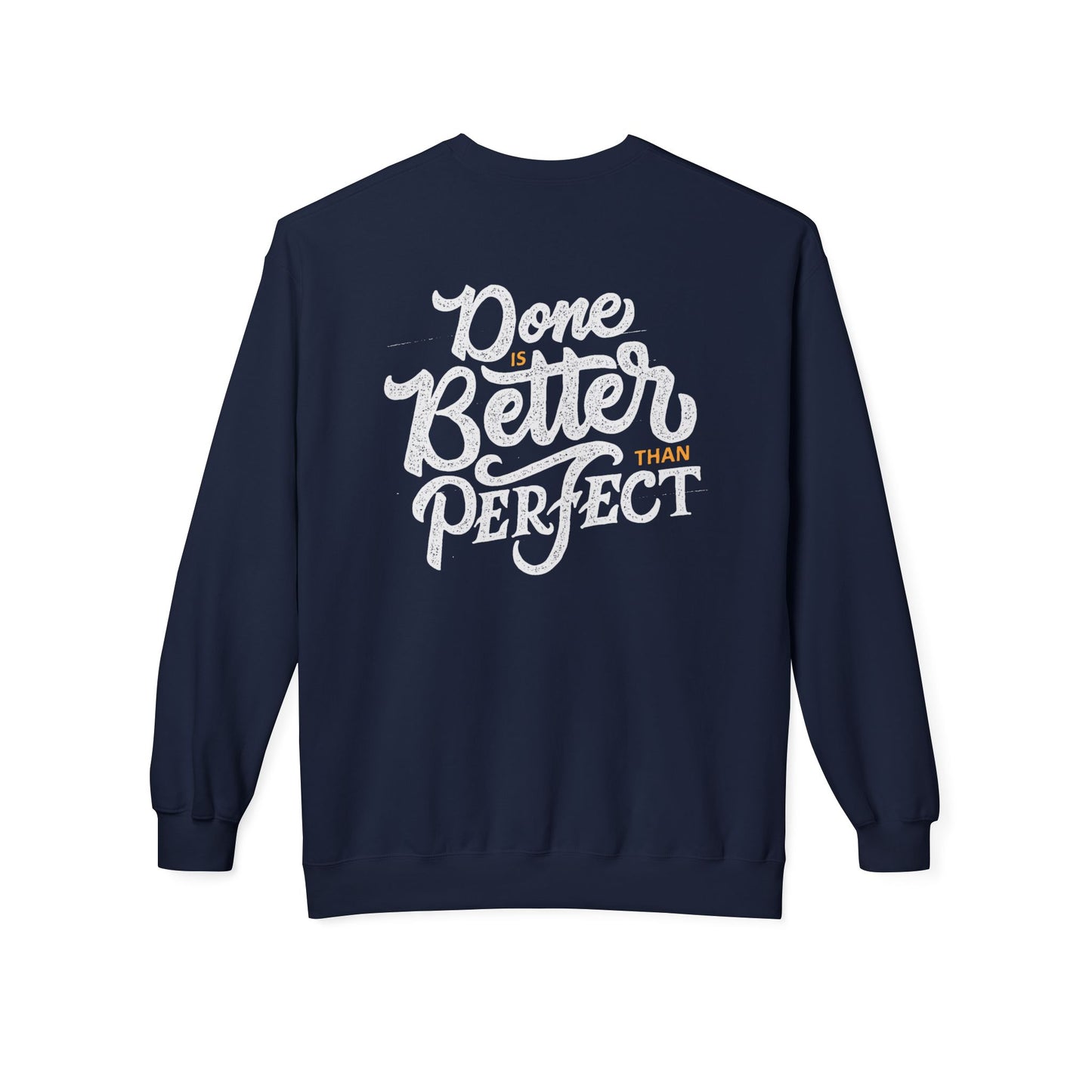 Motivational Fleece Sweatshirt: Cozy Crewneck, Perfect for Self-Care Days, Gift for Friends, Inspirational Quotes, Peer Encouragement