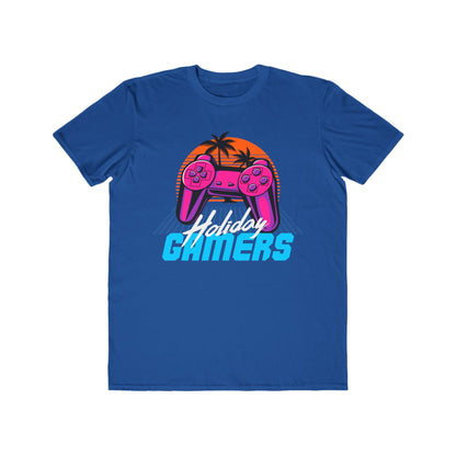 Men's Gaming Holiday Tee, Perfect for Gamers, Summer Vibes, Gift for Birthdays, Casual Wear, Collector's Item Royal Blue