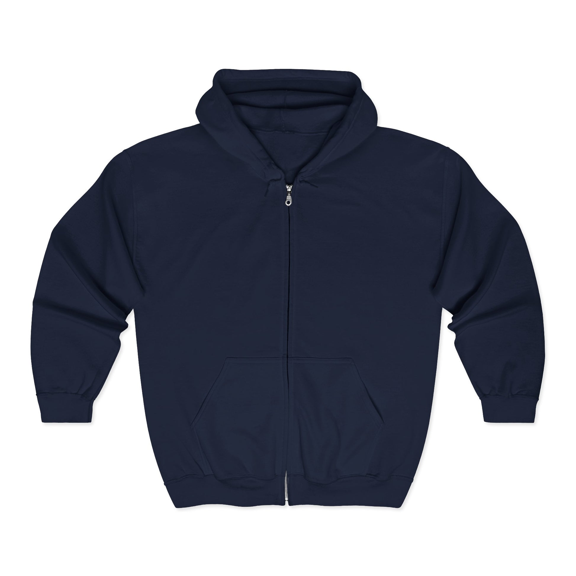 Cozy Unisex Zip-Up Hoodie - Perfect for Comfort and Style, Ideal for Layering, Gift for Friends, Casual Wear, Sports, Winter Navy
