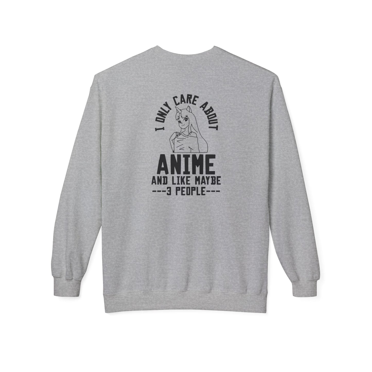 Anime Lover Crewneck Sweatshirt - Perfect for Gift, Casual Wear, Cosplay, Anime Events, Pop Culture Enthusiasts