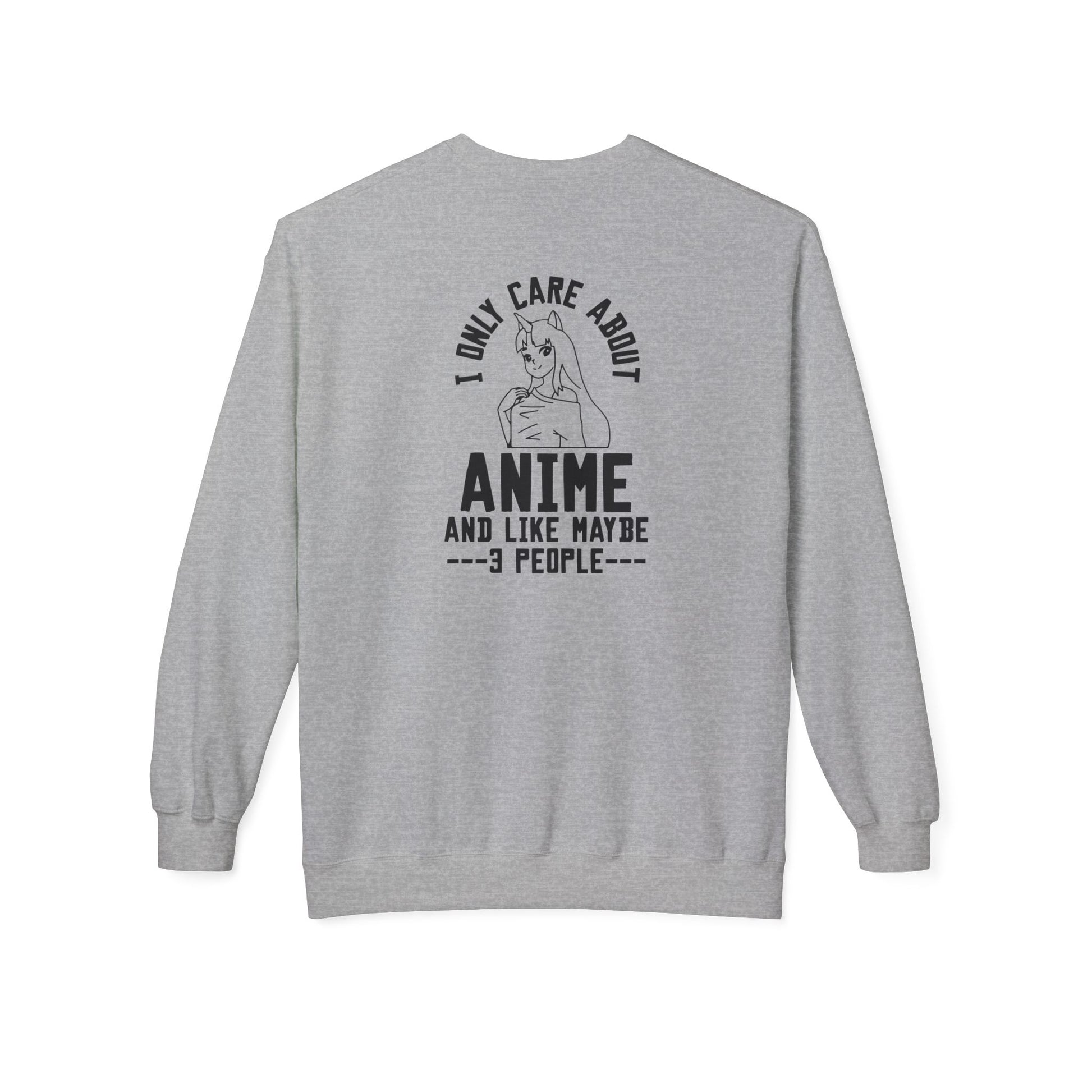 Anime Lover Crewneck Sweatshirt - Perfect for Gift, Casual Wear, Cosplay, Anime Events, Pop Culture Enthusiasts