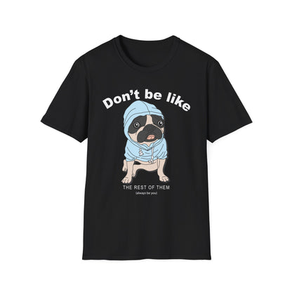 Fun Dog Graphic T-Shirt, Cute Pet Lover Tee, Dog Gifts, Animal Humor Shirt, Casual Everyday Wear Black