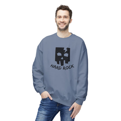 Unisex Hard Rock Sweatshirt, Cozy Music Lover Gift, Trendy Casual Wear, Perfect for Concerts, Birthday Present, Halloween Outfit