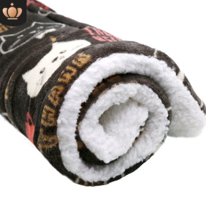 Cute Cat Blankets Dog Pet Mat Cute cat