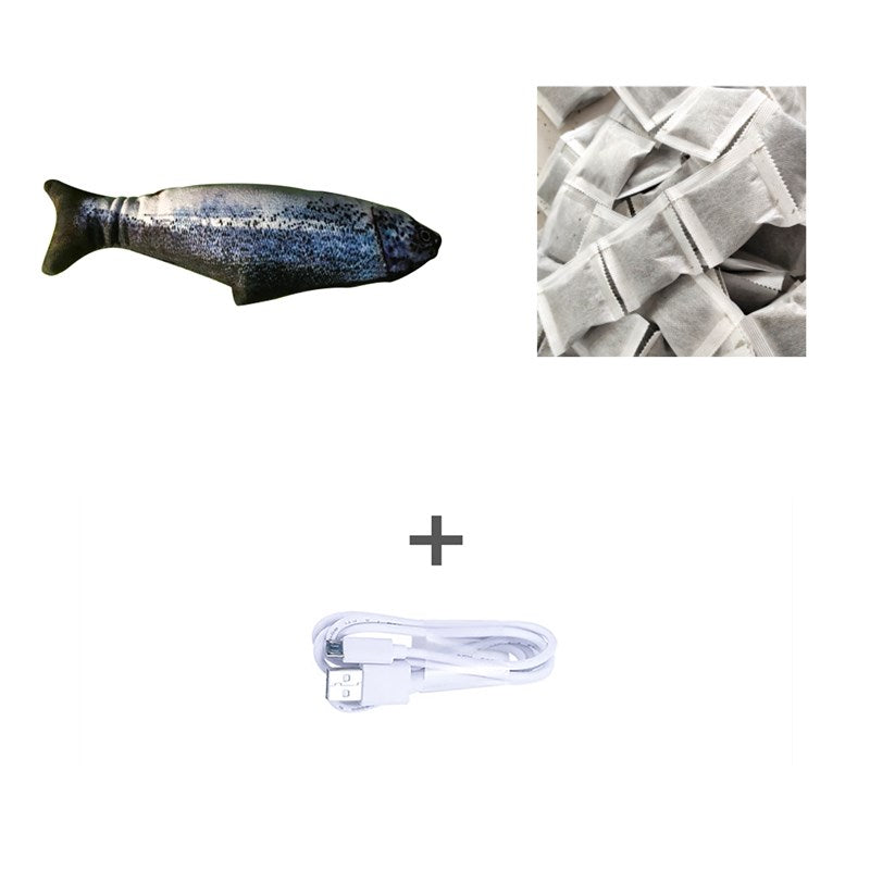 Without Cat Nip Version - Electric Jumping Fish Simulation Electric Fish Toy StyleB