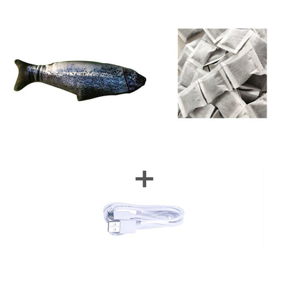 Without Cat Nip Version - Electric Jumping Fish Simulation Electric Fish Toy StyleB