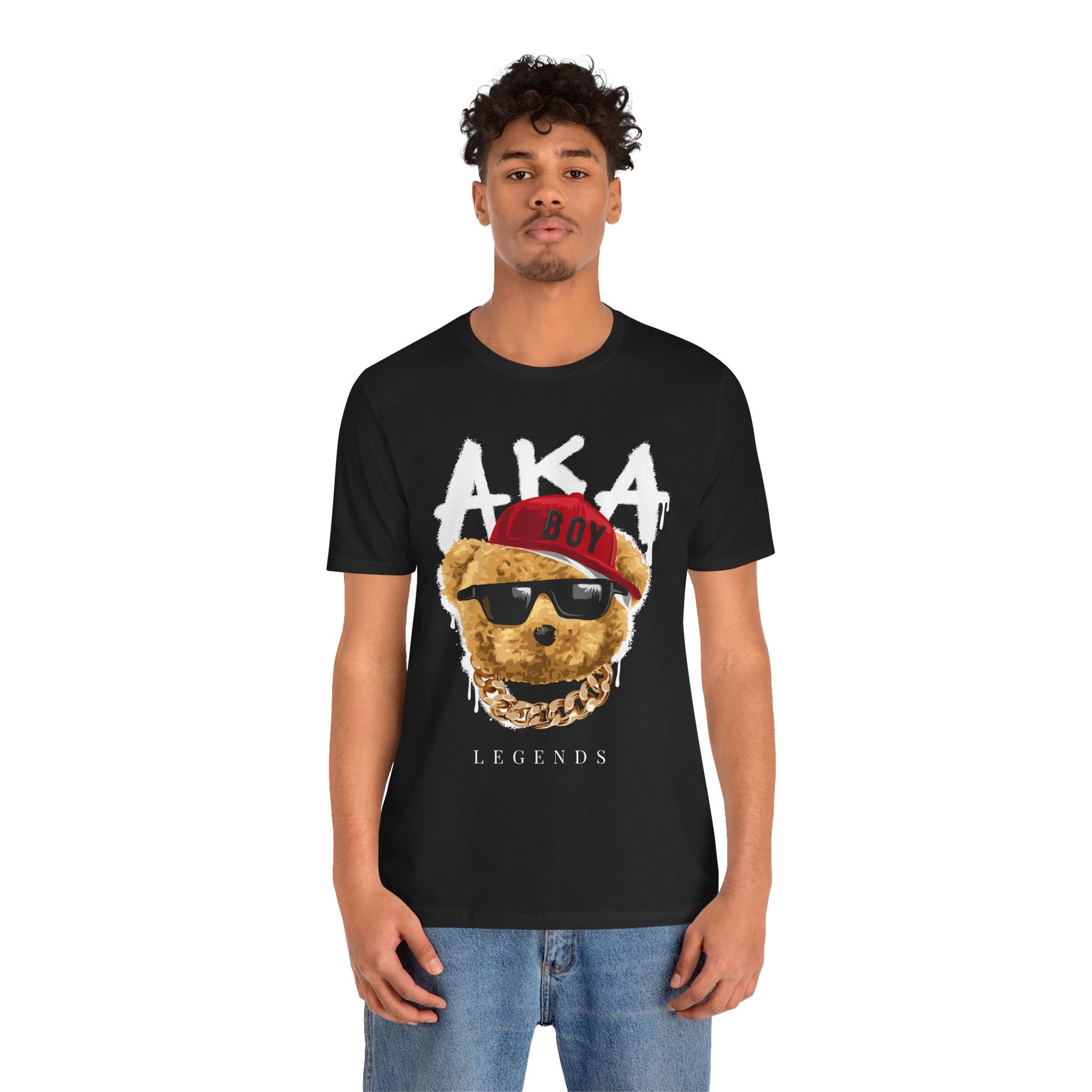 Legendary Bear Graphic Tee, Casual Summer Shirt, Bear Lover Gift, Hip-Hop Inspired T-Shirt, Streetwear Fashion Top, Unisex Apparel