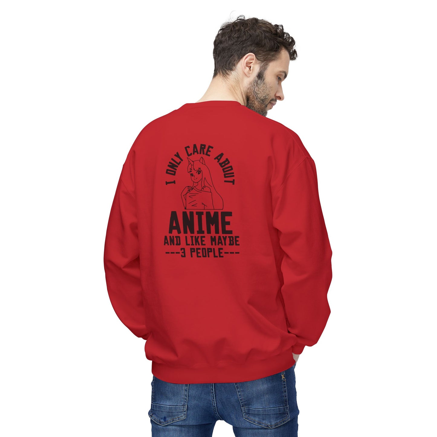 Anime Lover Crewneck Sweatshirt - Perfect for Gift, Casual Wear, Cosplay, Anime Events, Pop Culture Enthusiasts