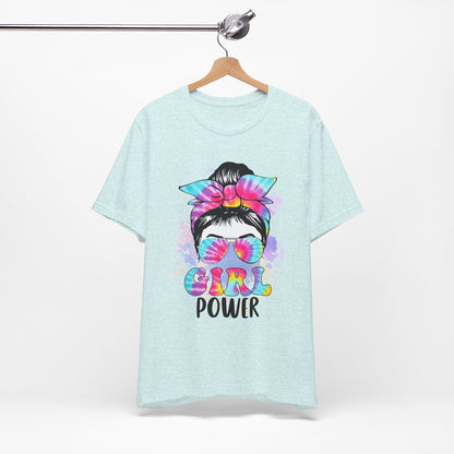 Empowering Girl Power Tee, Unisex T-Shirt for Girls, Feminist Apparel, Gift for Her, Cute Summer Top, Casual Statement Shirt