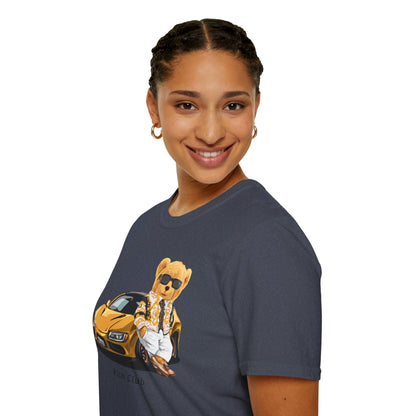 Luxury Lifestyle Bear T-Shirt, Vintage Car Tee, Unisex Graphic Shirt, Cool Fashion Apparel, Gift for Car Enthusiasts