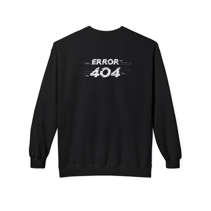 Error 404 Crewneck Sweatshirt, Funny Gift for Tech Lovers, Unisex Fleece Sweater, Casual Outfit, Geeky Humor Clothing