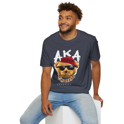 Trendy Graphic Tee: AKA Legends T-Shirt for Casual Wear, Gift for Bear Lovers, Stylish Summer Essential, Unisex Soft Tee