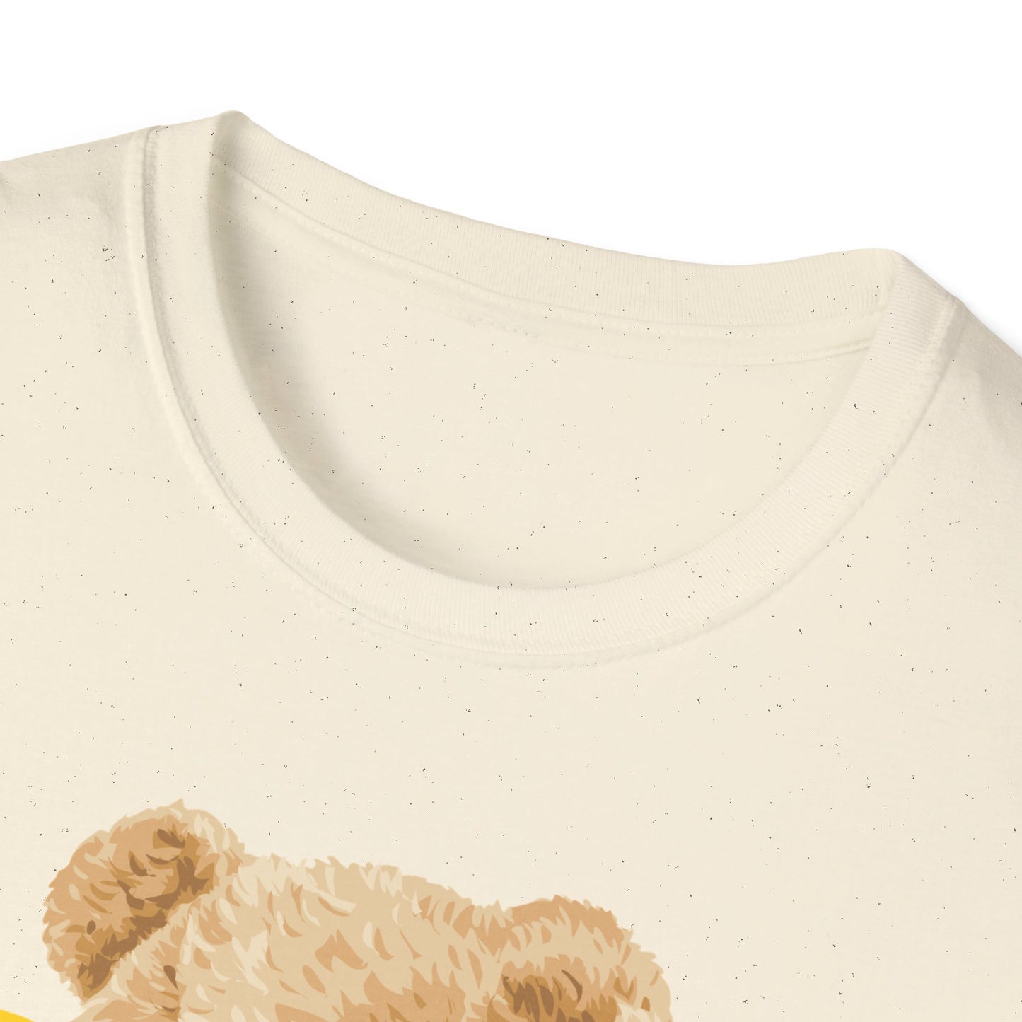 Cute Volleyball Bear T-Shirt, Unisex Softstyle Tee, Sportswear, Gift for Athletes, Fun Casual Wear, Sports Team Apparel