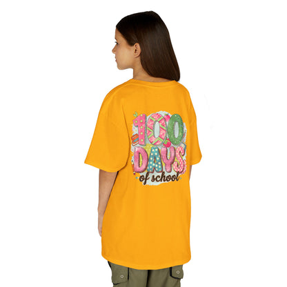 Kids 100 Days of School Tee, Fun t-shirt for kids, Milestone celebration shirt, Perfect for school events, Unique kids' apparel