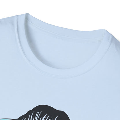 Colorful Girl Power T-Shirt, Feminist Tee, Summer Casual Wear, Gift for Her, Empowerment Shirt, Festival Apparel Light Blue