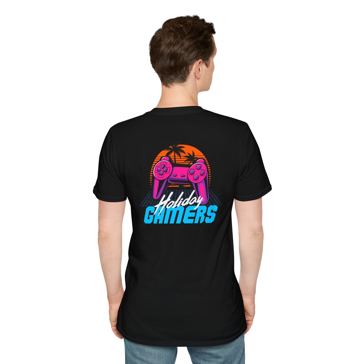 Retro Gamer T-Shirt, Gaming Shirt, Holiday Gift for Gamers, Cute Gaming Tee, Casual Gamer Apparel, Video Game Lover Top