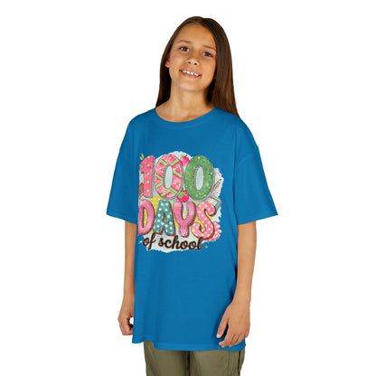 Kids 100 Days of School Tee, Fun t-shirt for kids, Milestone celebration shirt, Perfect for school events, Unique kids' apparel