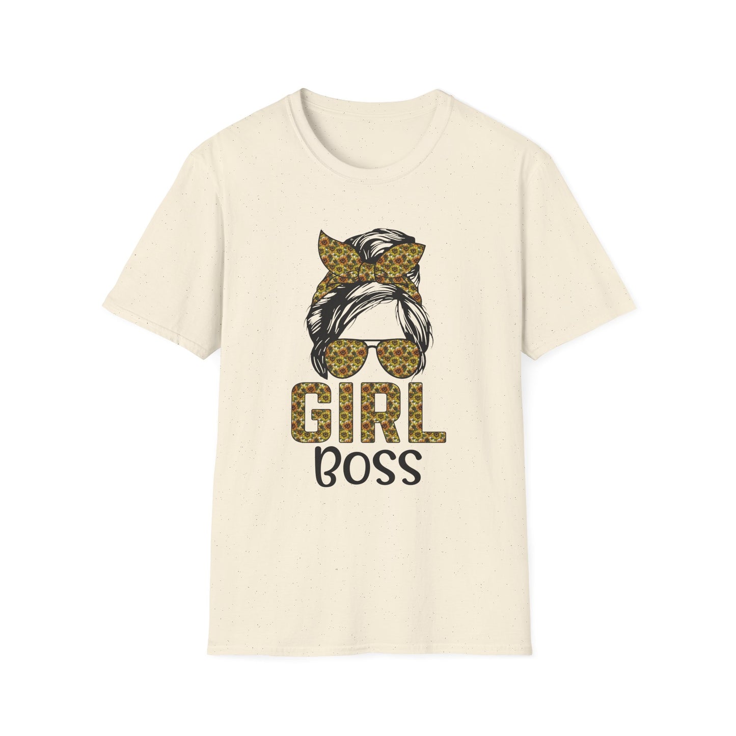 Chic Girl Boss T-Shirt, Empowerment Tee, Gift for Her, Motivational Shirt, Women’s Empowerment Apparel Natural