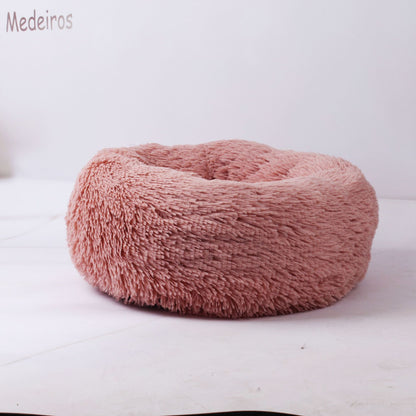 Plush pet nest Leather Pink