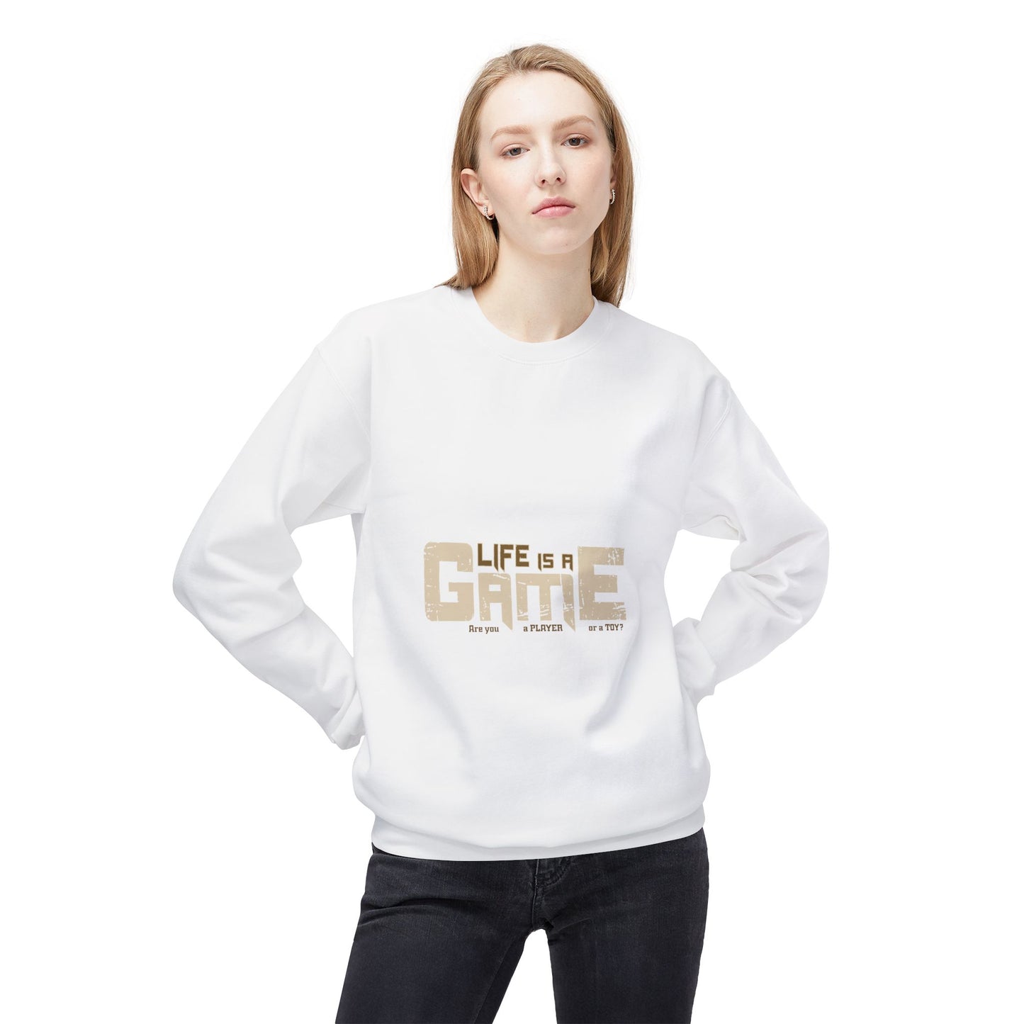 Game Life Unisex Sweatshirt, Soft Sweatshirt, Gamer Gift, Casual Wear, Birthday Gift, Inspirational Apparel
