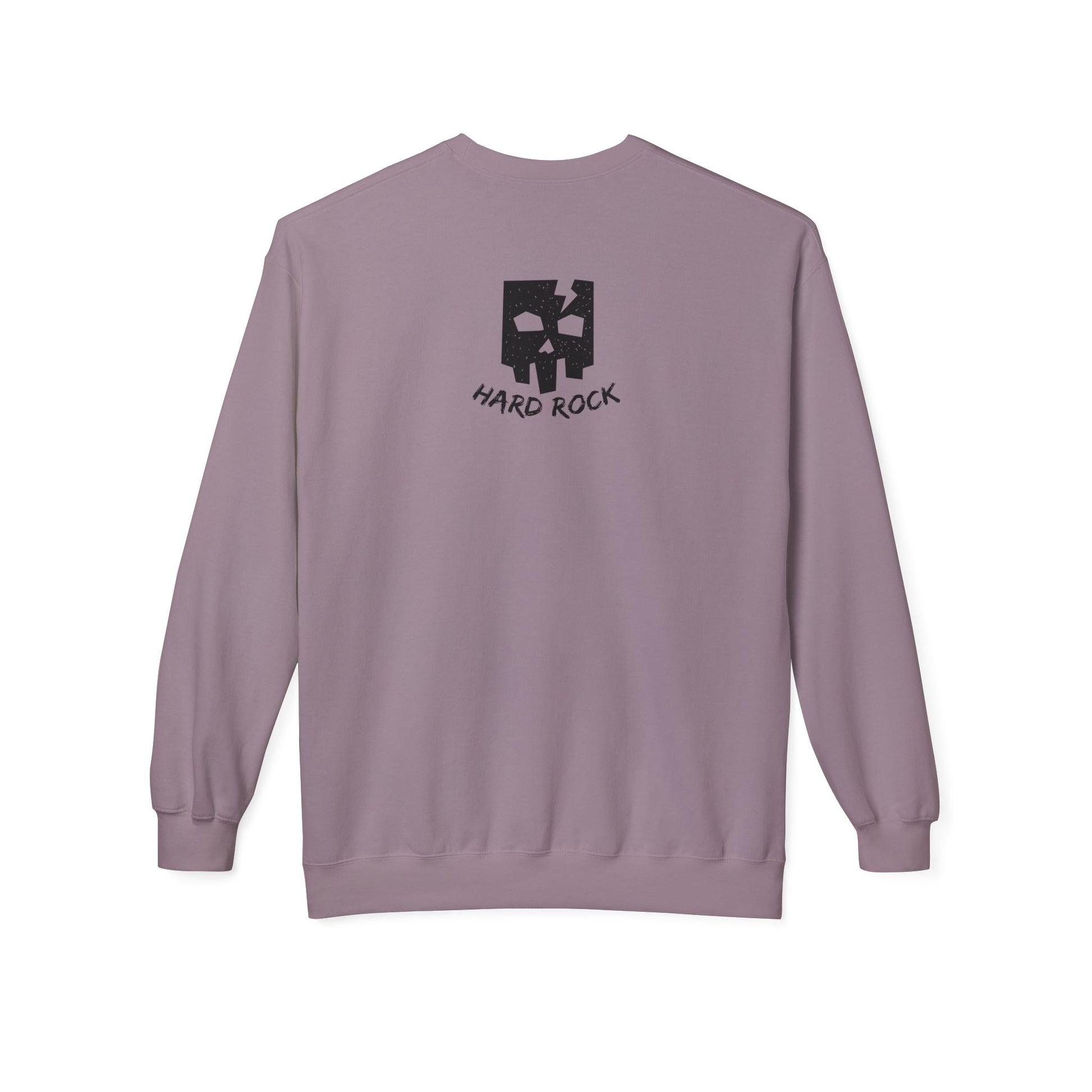 Unisex Hard Rock Sweatshirt, Cozy Music Lover Gift, Trendy Casual Wear, Perfect for Concerts, Birthday Present, Halloween Outfit