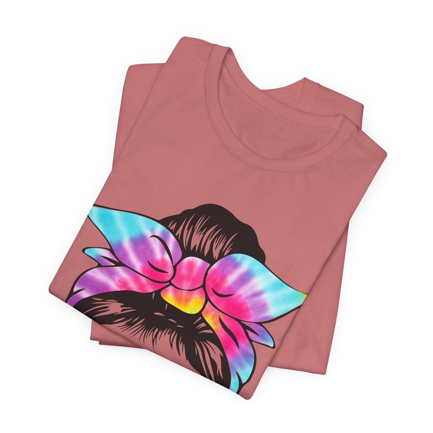 Girl Power Tie-Dye Tee, Unisex Short Sleeve Shirt, Feminist Apparel, Gift for Her, Casual Everyday Wear, Birthday Present