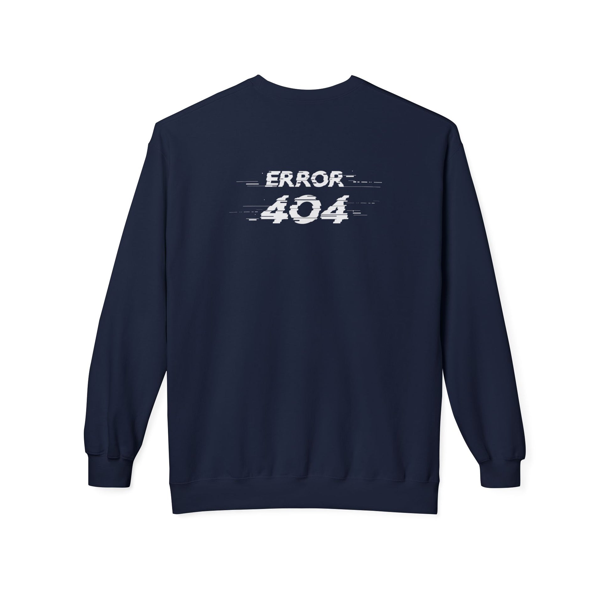 Error 404 Crewneck Sweatshirt, Funny Gift for Tech Lovers, Unisex Fleece Sweater, Casual Outfit, Geeky Humor Clothing