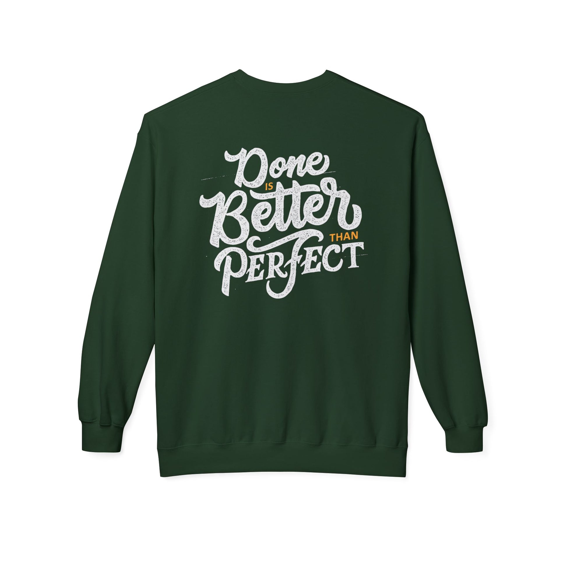 Motivational Fleece Sweatshirt: Cozy Crewneck, Perfect for Self-Care Days, Gift for Friends, Inspirational Quotes, Peer Encouragement