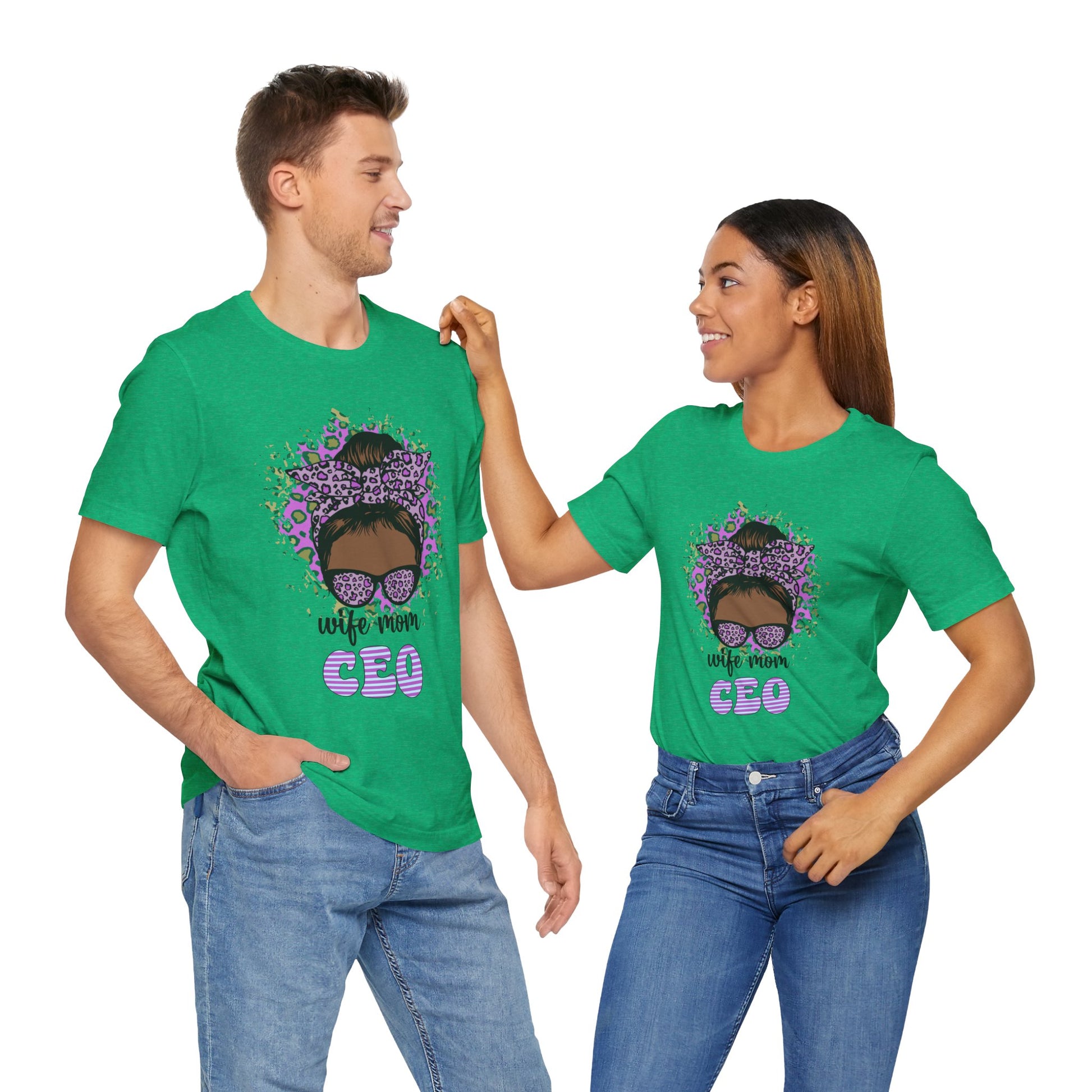 Wife Mom CEO T-Shirt: Empowering Tee for Moms, Gifts for Mother's Day, Women's Casual Wear, Motivational Apparel, Cute Graphic Tee