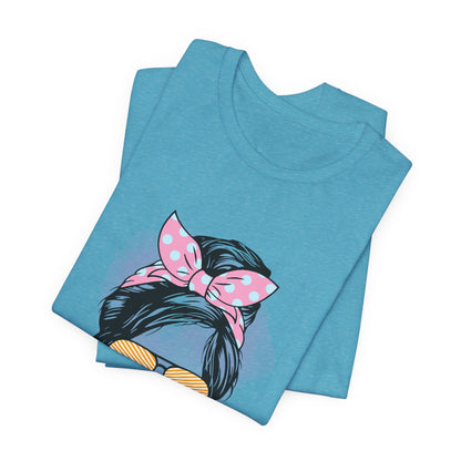 Mom Hustler Graphic Tee, Trendy Shirt for Moms, Mother's Day Gift, Motivational Tee, Casual Wear