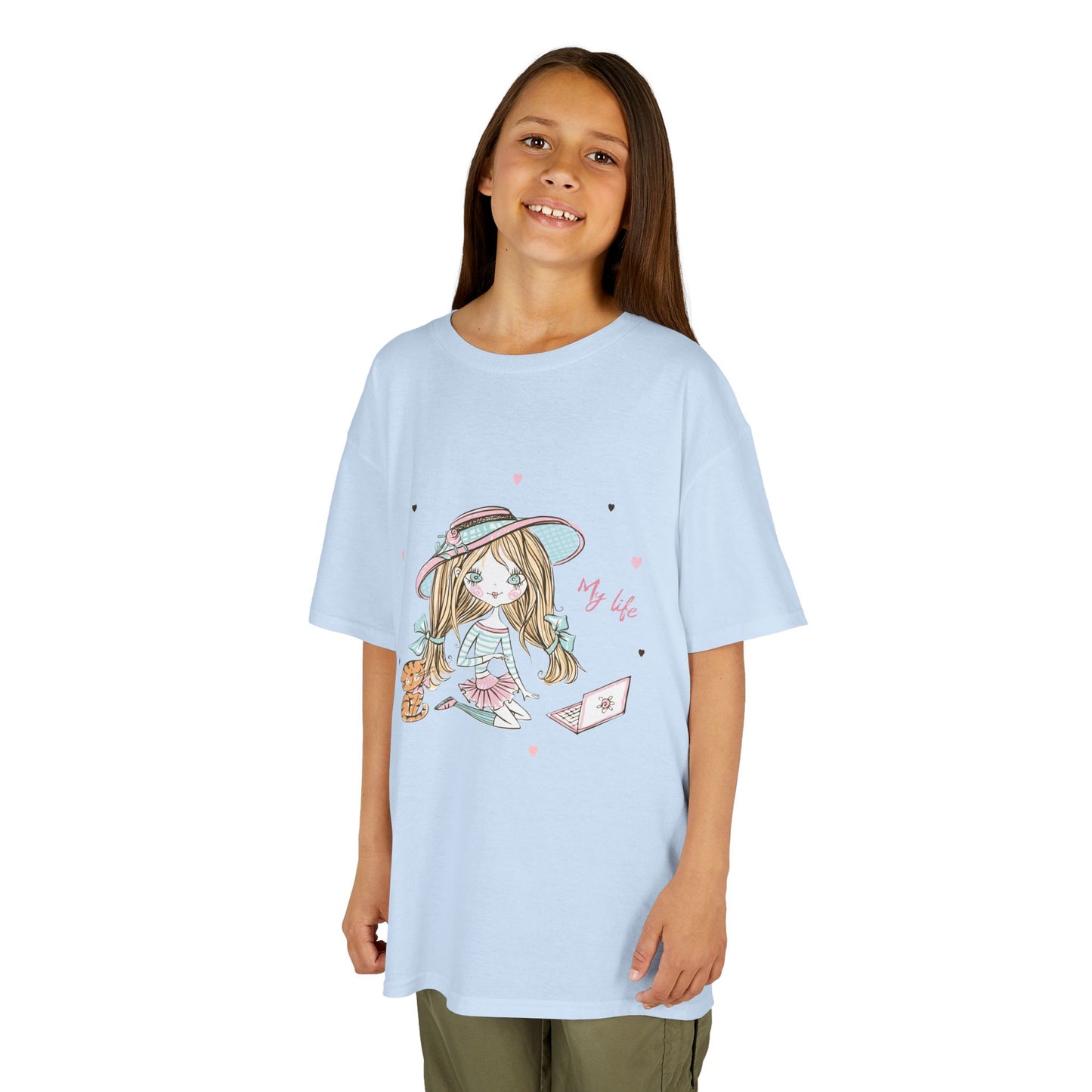 Whimsical Kids T-Shirt Featuring Cute Character, Fun Gift for Birthdays, Playdates, Holiday Wear, Everyday Adventure
