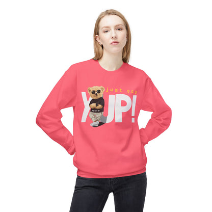Cute Animal Graphic Fleece Sweatshirt, Cozy Crewneck for Animal Lovers, Perfect Gift for Birthdays, Holidays, Casual Wear