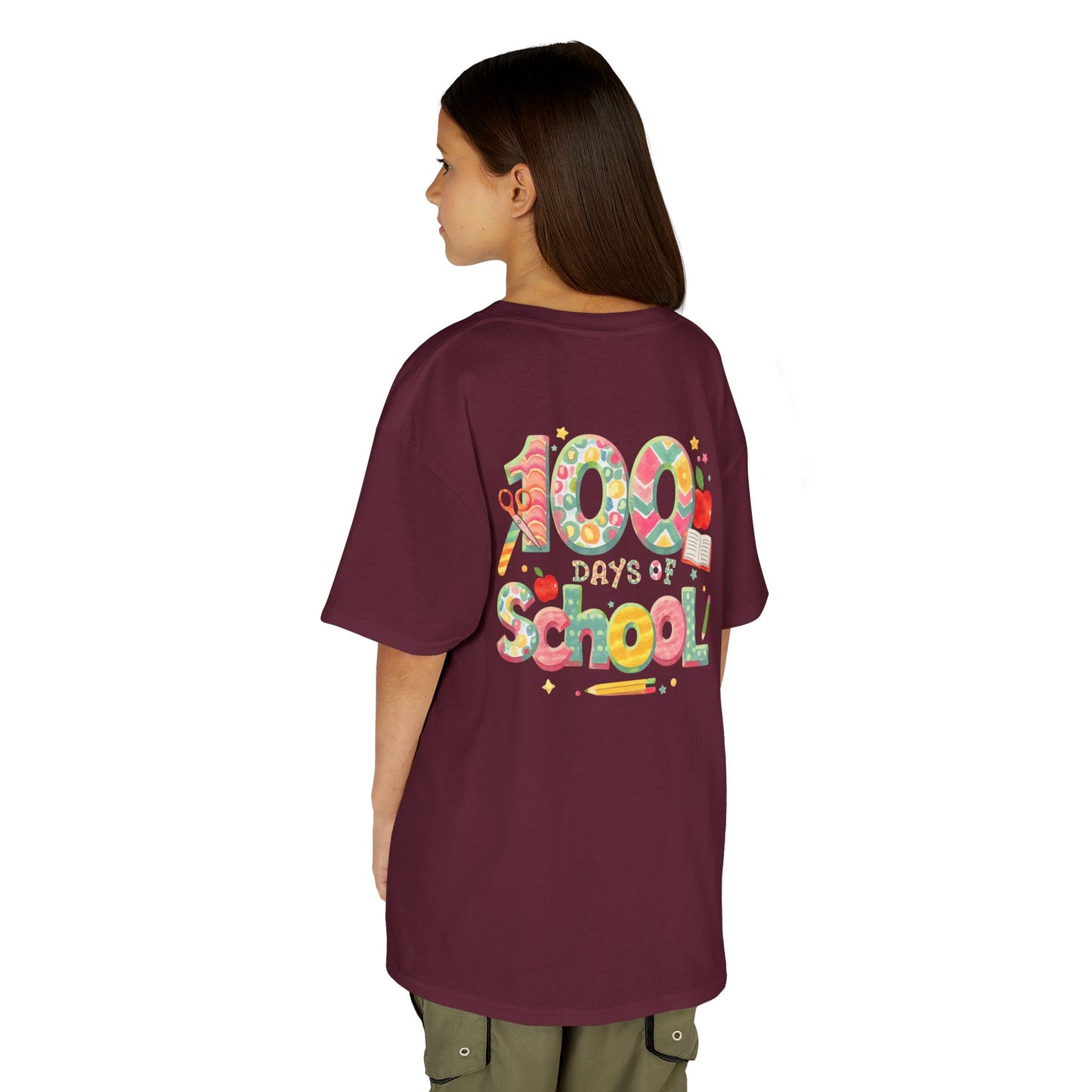 Kids School Celebration Tee - 100 Days of School, Class Shirt, Back to School Outfit, Fun Teacher Gift, Kids Education Apparel