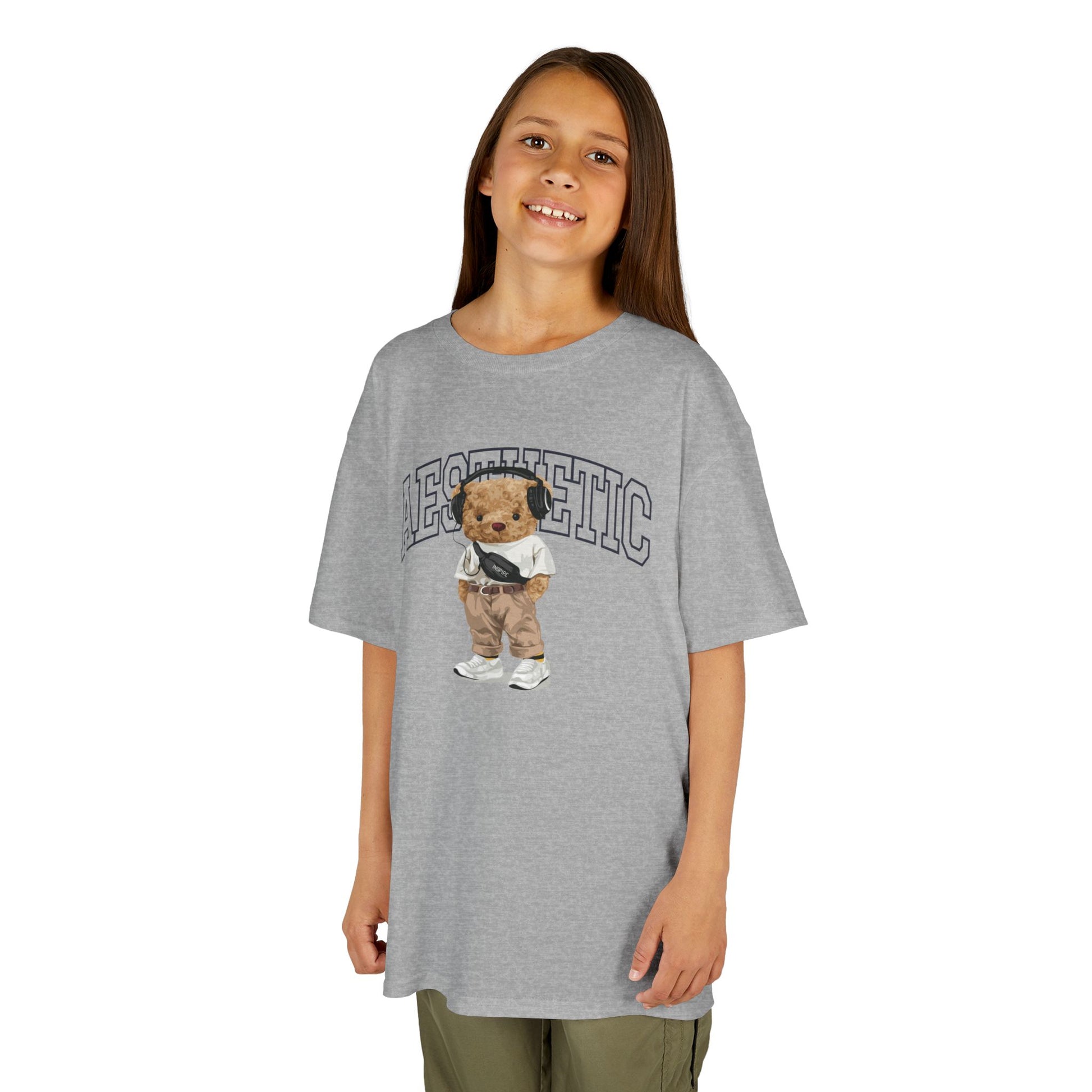Aesthetic Kids Tee, Trendy Kid's Shirt, Cute Cotton Tee, Stylish Youth Apparel, Perfect Gift for Young Fashionistas