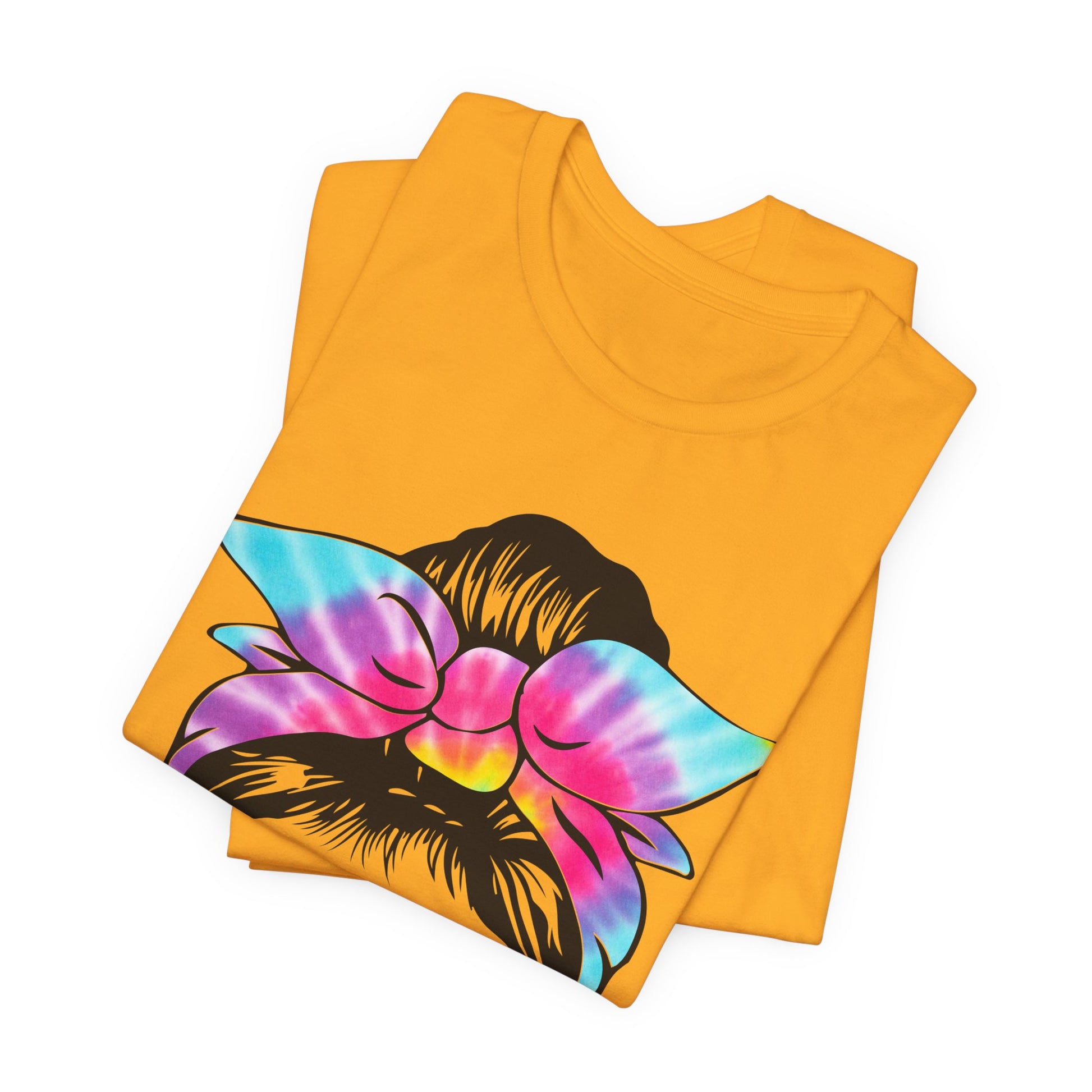 Girl Power Tie-Dye Tee, Unisex Short Sleeve Shirt, Feminist Apparel, Gift for Her, Casual Everyday Wear, Birthday Present