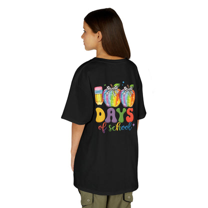 Colorful 100 Days of School Kids Tee, Fun T-Shirt, Back to School, Teacher Gift, Rainbow Design, Kid's Clothing