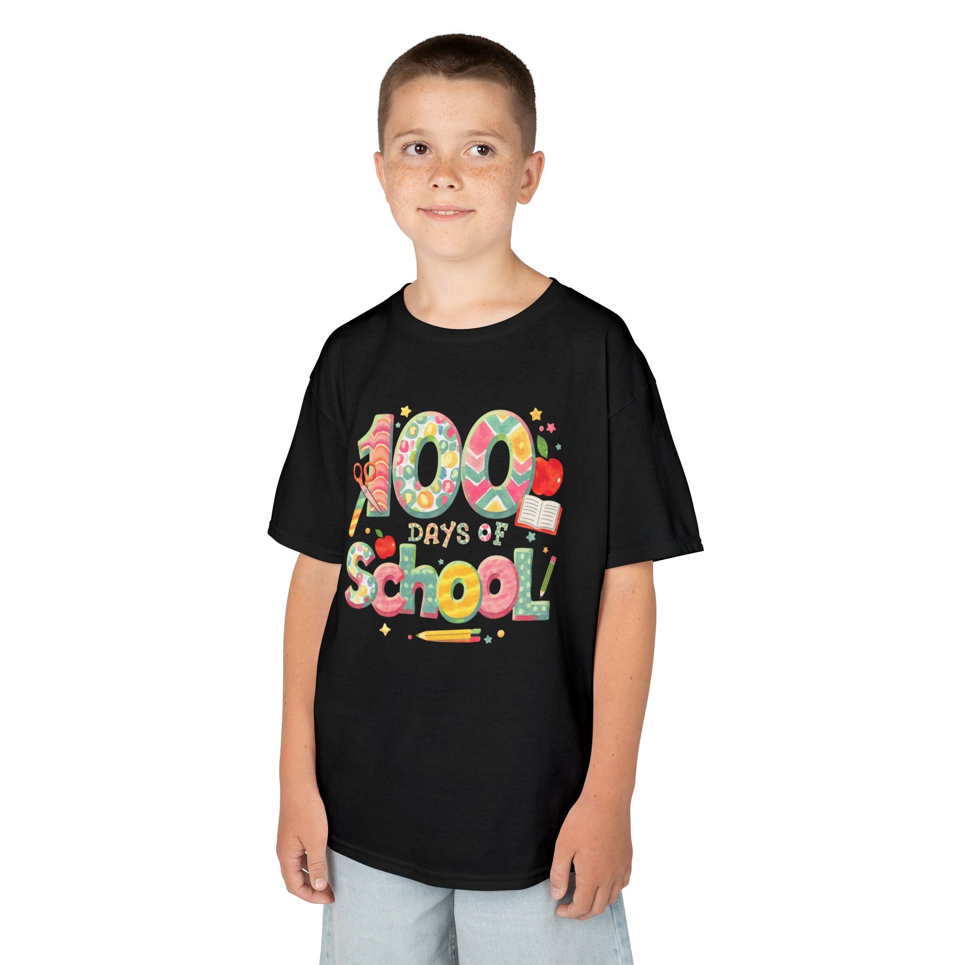 Kids School Celebration Tee - 100 Days of School, Class Shirt, Back to School Outfit, Fun Teacher Gift, Kids Education Apparel