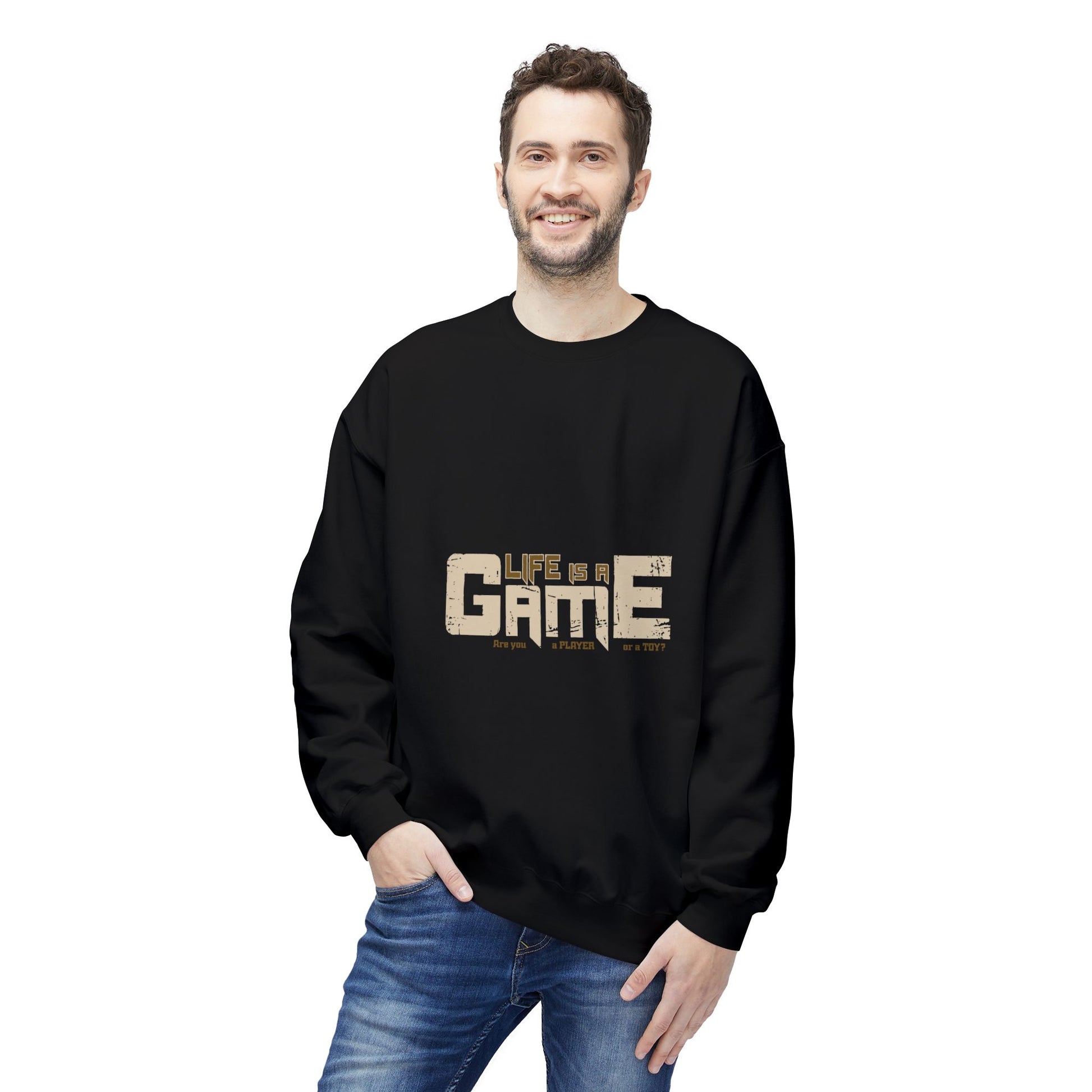 Game Life Unisex Sweatshirt, Soft Sweatshirt, Gamer Gift, Casual Wear, Birthday Gift, Inspirational Apparel