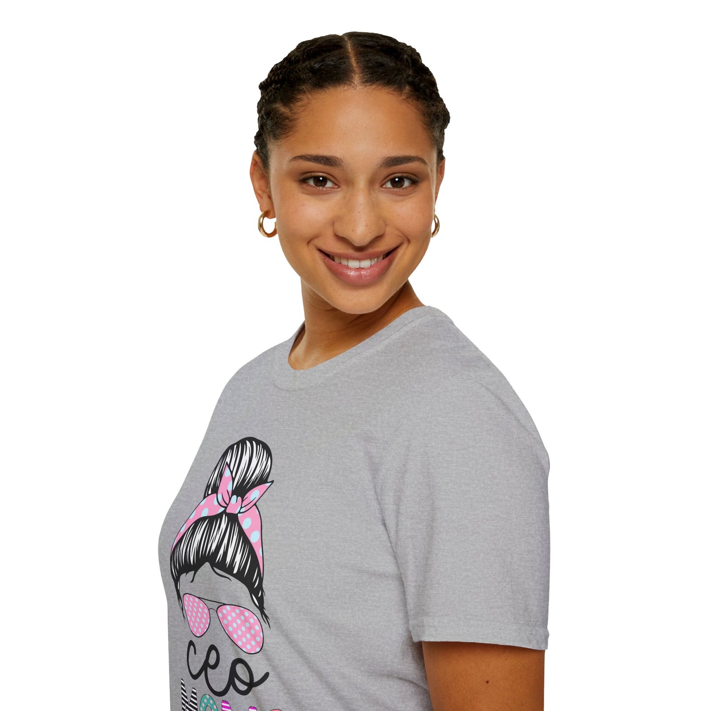 CEO Mama Graphic T-Shirt - Unisex Softstyle Tee, Perfect Gift for Mom, Birthday, Mother's Day, Casual Wear, Relaxed Fit