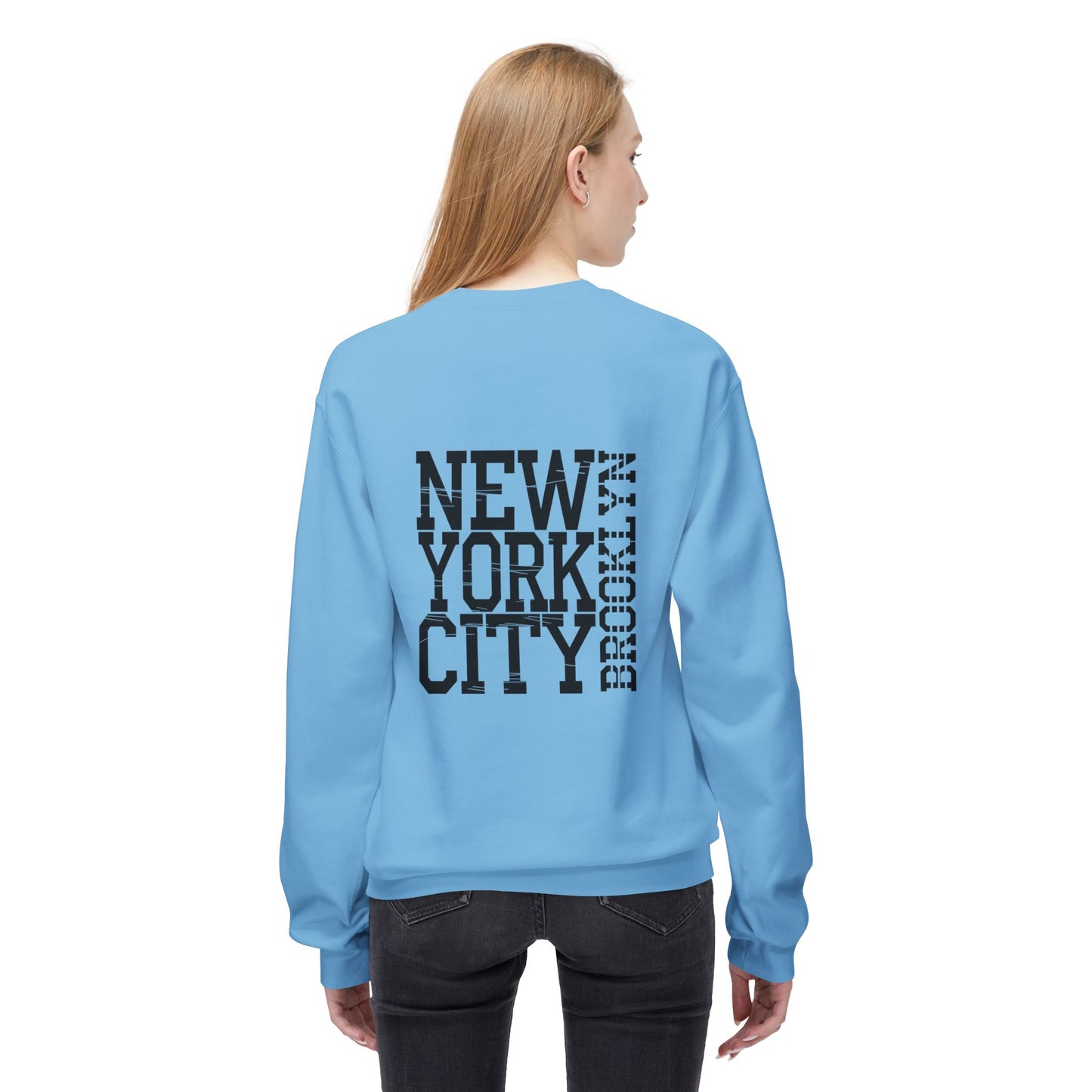 New York City Graphic Sweatshirt - Cozy Unisex Crewneck, Streetwear Style, Gift for NYC Lovers, Casual Wear, Travel Souvenir Sky