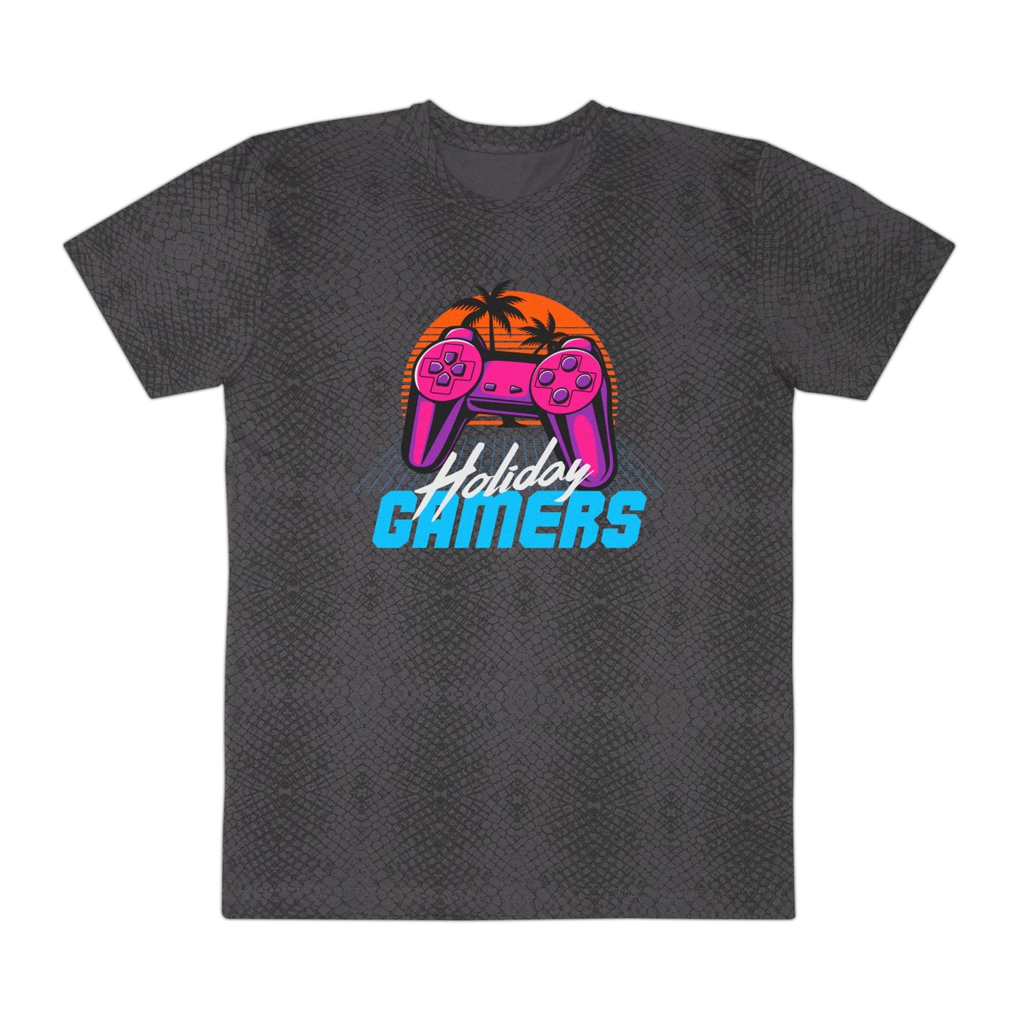 Holiday Gamers Graphic Tee, Men’s Casual Shirt, Gamer Gift, Video Game Apparel, Retro Gaming T-Shirt, Cool Gamer Wear Black Reptile