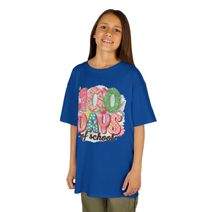 Kids 100 Days of School Tee, Fun t-shirt for kids, Milestone celebration shirt, Perfect for school events, Unique kids' apparel