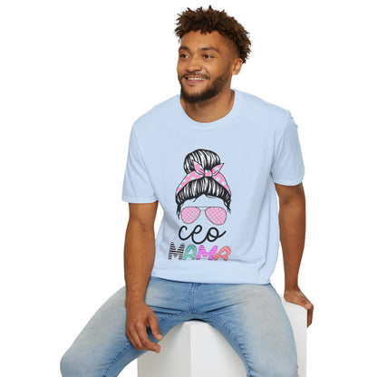 CEO Mama Graphic T-Shirt - Unisex Softstyle Tee, Perfect Gift for Mom, Birthday, Mother's Day, Casual Wear, Relaxed Fit