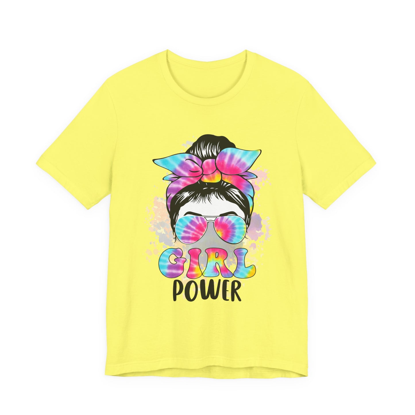 Empowering Girl Power Tee, Unisex T-Shirt for Girls, Feminist Apparel, Gift for Her, Cute Summer Top, Casual Statement Shirt Yellow