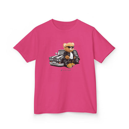 Cool Bear Kid's Tee, Funky Kids Shirt, Fun Summer Tee, Toddler Fashion, Gift for Kids Birthday Heliconia
