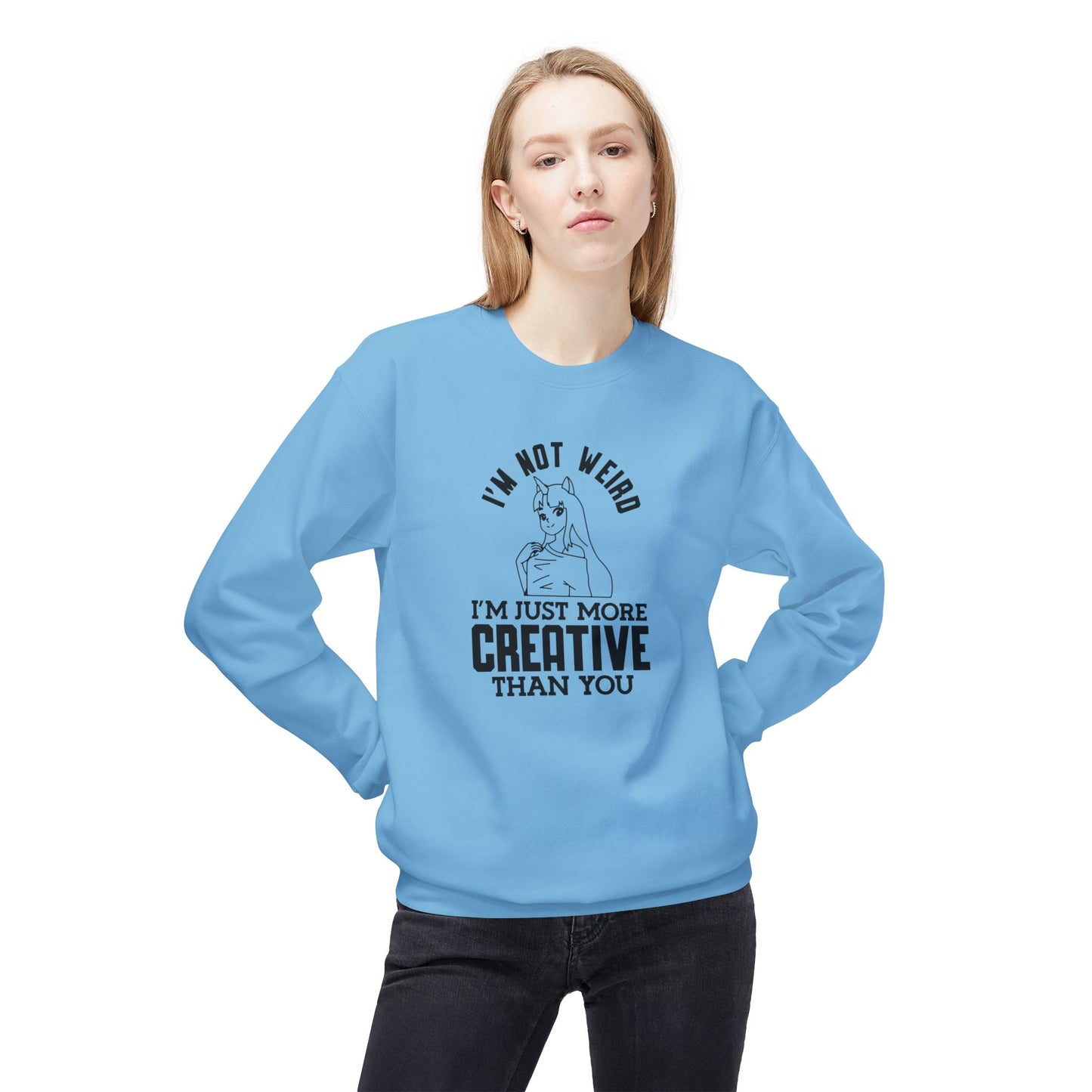 Creative & Unique Sweatshirt for Artists, Perfect Gift for Creatives, Quirky Quote Crewneck