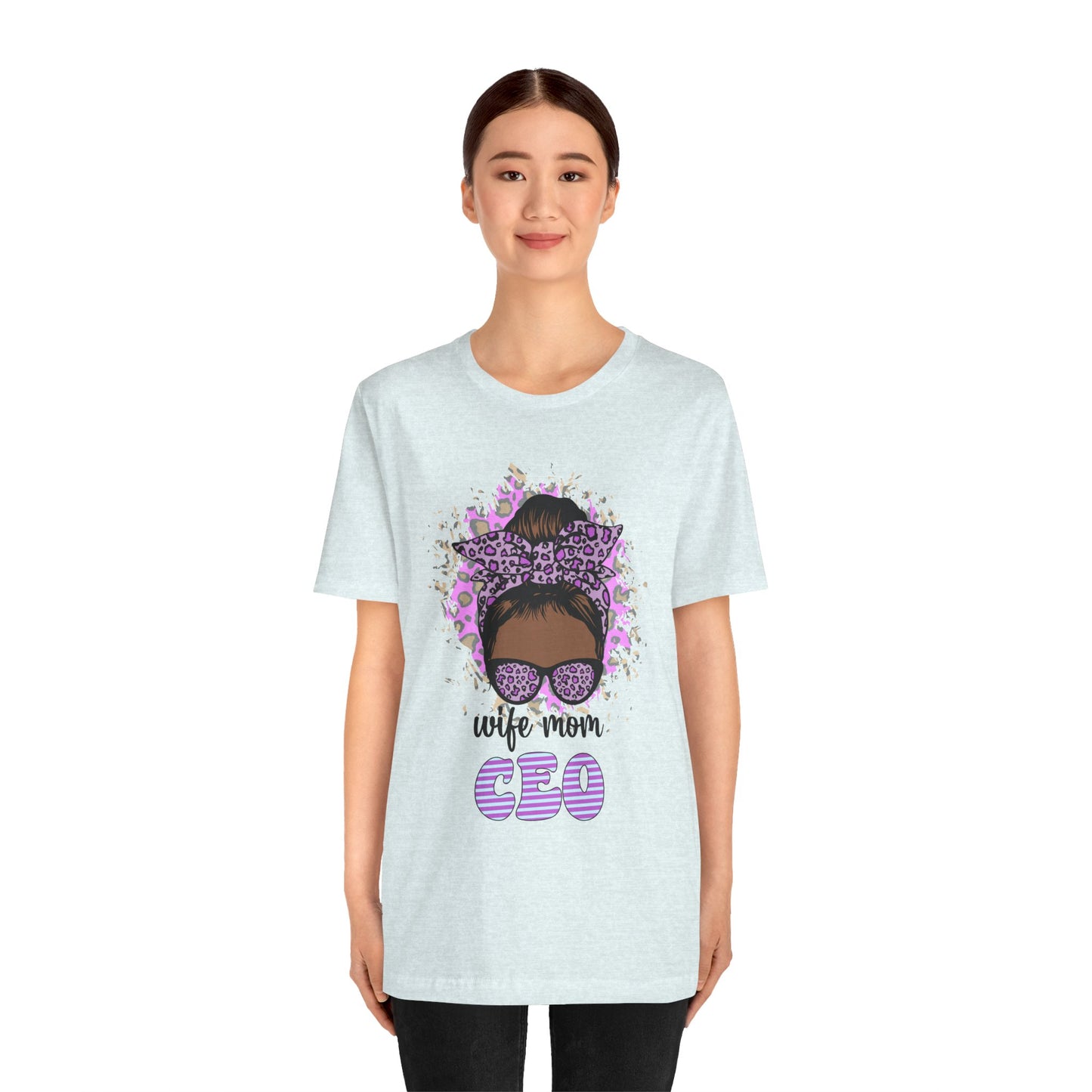 Wife Mom CEO T-Shirt: Empowering Tee for Moms, Gifts for Mother's Day, Women's Casual Wear, Motivational Apparel, Cute Graphic Tee