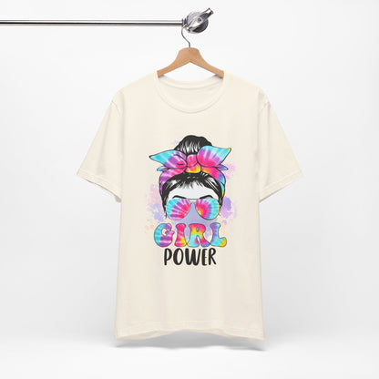 Empowering Girl Power Tee, Unisex T-Shirt for Girls, Feminist Apparel, Gift for Her, Cute Summer Top, Casual Statement Shirt