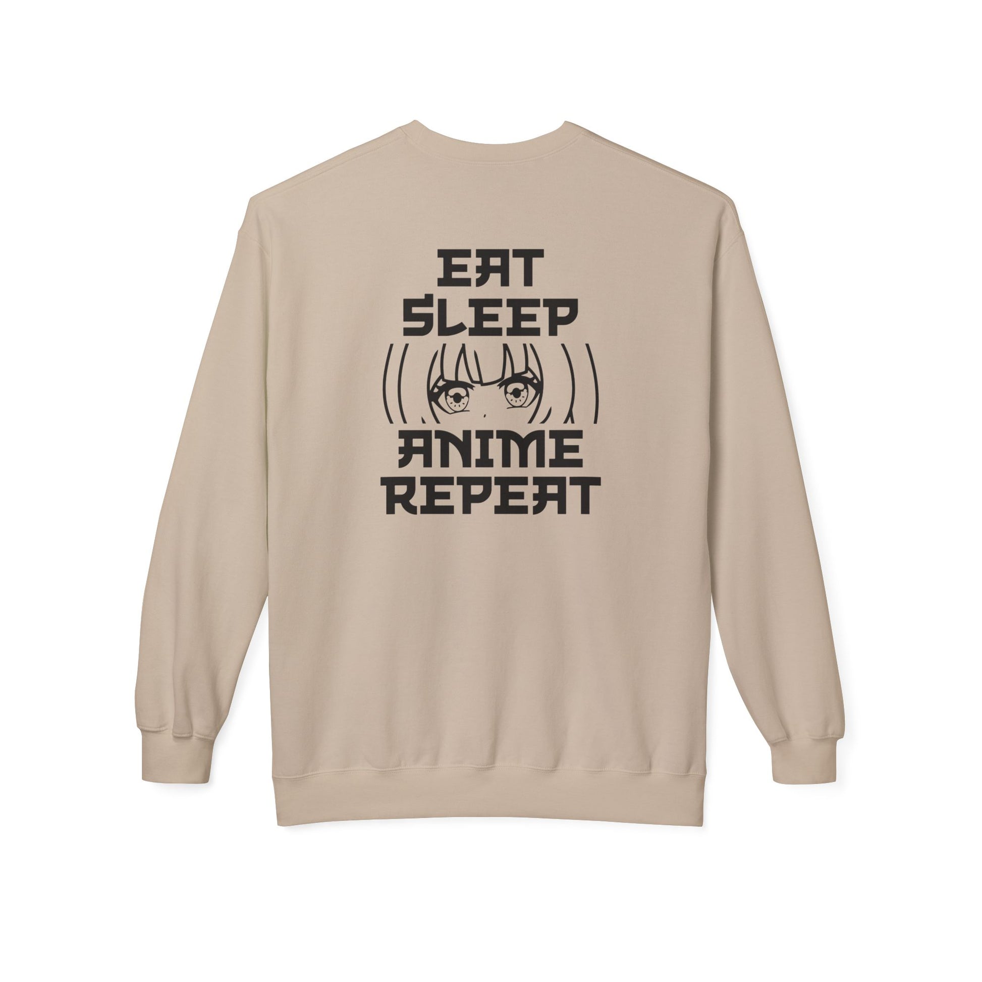Anime Fan Crewneck Sweatshirt, Cozy Fleece, Gift for Anime Lovers, Casual Wear, Funny Sweatshirt